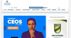 Desktop Screenshot of aapsa.com.br