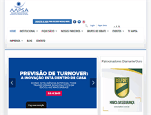 Tablet Screenshot of aapsa.com.br